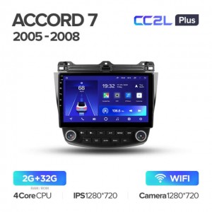 Штатная автомагнитола на Android TEYES CC2L Plus для Honda Accord 7 CM UC CL 2005-2008 2/32gb