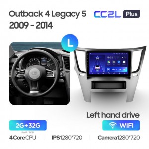Штатная автомагнитола на Android TEYES CC2L Plus для Subaru Outback 4 BR Legacy 5 2009-2014 (Версия L) 2/32gb