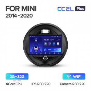 Штатная автомагнитола на Android TEYES CC2L Plus для Mini 2014-2020 2/32gb