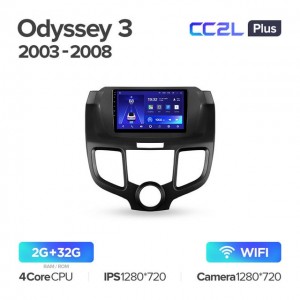 Штатная автомагнитола на Android TEYES CC2L Plus для Honda Odyssey 3 RL3 RL4 2003-2008 2/32gb