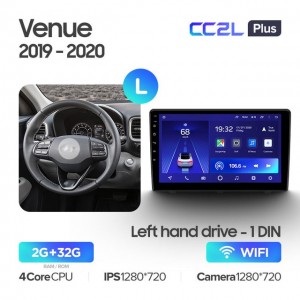 Штатная автомагнитола на Android TEYES CC2L Plus для Hyundai Venue 2019-2020 (Версия L) 2/32gb
