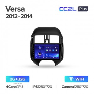 Штатная автомагнитола на Android TEYES CC2L Plus для Nissan Sunny Versa C17 2012-2014 2/32gb