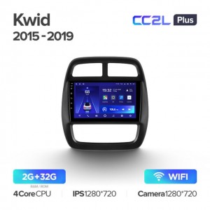 Штатная автомагнитола на Android TEYES CC2L Plus для Renault Kwid 2015-2019 2/32gb