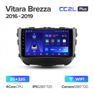 Штатная автомагнитола на Android TEYES CC2L Plus для Suzuki Vitara Brezza 2016-2019 2/32gb