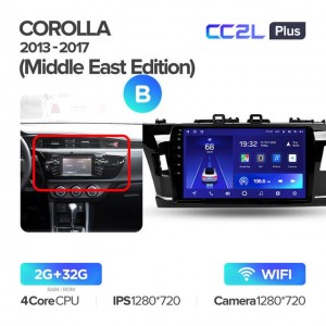 Штатная автомагнитола на Android TEYES CC2L Plus для Toyota Corolla 11 Middle East Edition 2013-2017 (Версия B) 2/32gb