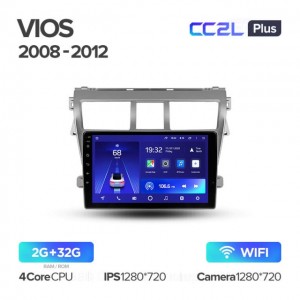 Штатная автомагнитола на Android TEYES CC2L Plus для Toyota Vios 2 2007-2013 2/32gb