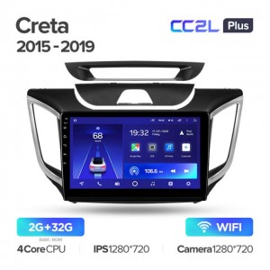 Штатная автомагнитола на Android TEYES CC2L Plus для Hyundai Creta IX25 2015-2019 2/32gb