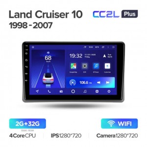 Штатная автомагнитола на Android TEYES CC2L Plus для Toyota Land Cruiser 10 J100 100 1998-2007 2/32gb
