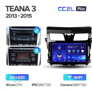 Штатная автомагнитола на Android TEYES CC2L Plus для Nissan Teana J33 2013-2015 (Версия A и B) 2/32gb