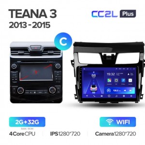 Штатная автомагнитола на Android TEYES CC2L Plus для Nissan Teana J33 2013-2015 (Версия C) 2/32gb