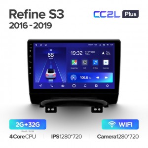 Штатная автомагнитола на Android TEYES CC2L Plus для JAC Refine S3 2016-2019 2/32gb