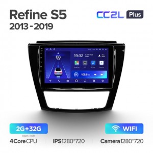 Штатная автомагнитола на Android TEYES CC2L Plus для JAC Refine S5 2013-2019 2/32gb