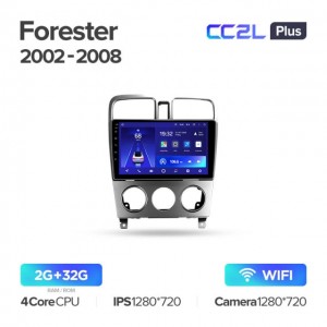 Штатная автомагнитола на Android TEYES CC2L Plus для Subaru Forester SG 2002-2008 2/32gb