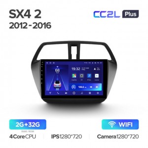Штатная автомагнитола на Android TEYES CC2L Plus для Suzuki SX4 2 S-Cross 2012-2016 2/32gb