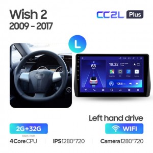 Штатная автомагнитола на Android TEYES CC2L Plus для Toyota Wish 2 II XE20 2009-2017 (Версия L) 2/32gb