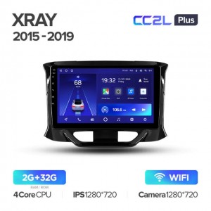 Штатная автомагнитола на Android TEYES CC2L Plus для Lada Xray 2015-2019 2/32gb
