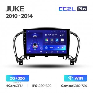 Штатная автомагнитола на Android TEYES CC2L Plus для Nissan Juke 2010-2014 2/32gb