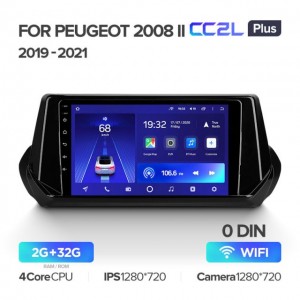 Штатная автомагнитола на Android TEYES CC2L Plus для Peugeot 2008 II 2 2019-2021 2/32gb