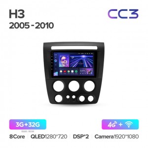 Штатная автомагнитола на Android TEYES CC3 для Hummer H3 1 2005-2010 3/32gb