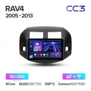 Штатная автомагнитола на Android TEYES CC3 для Toyota RAV4 3 XA30 2005-2013 3/32gb