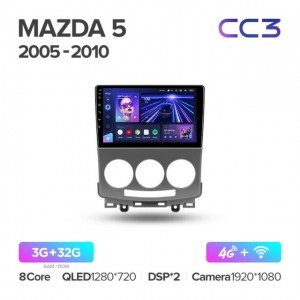 Штатная автомагнитола на Android TEYES CC3 для Mazda 5 2 CR 2005-2010 3/32gb