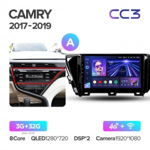 Штатная автомагнитола на Android TEYES CC3 для Toyota Camry 8 XV 70 2017-2020 (Версия А) 3/32gb