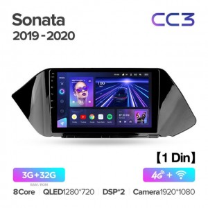 Штатная автомагнитола на Android TEYES CC3 для Hyundai Sonata DN8 2019-2020 3/32gb