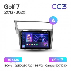 Штатная автомагнитола на Android TEYES CC3 для Volkswagen Golf 7 2012-2020 (Версия А) 3/32gb