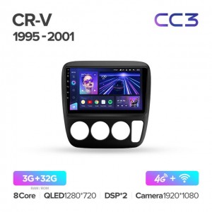 Штатная автомагнитола на Android TEYES CC3 для Honda CR-V 1995-2001 3/32gb