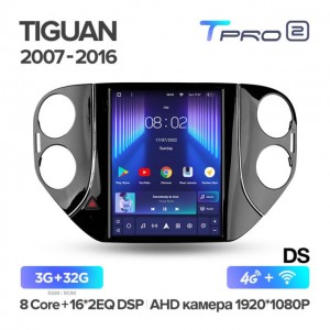 Штатная автомагнитола на Android TEYES TPRO 2 для Volkswagen Tiguan 1 NF 2007-2016 3/32gb