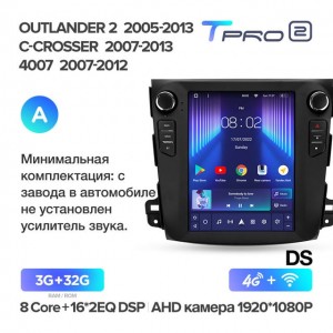 Штатная автомагнитола на Android TEYES TPRO 2 для Citroen C-Crosser 2007-2013 (Версия A-DS) 3/32gb