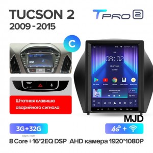 Штатная автомагнитола на Android TEYES TPRO 2 для Hyundai Tucson 2 IX35 2009-2015 (Версия C-MJD) 3/32gb