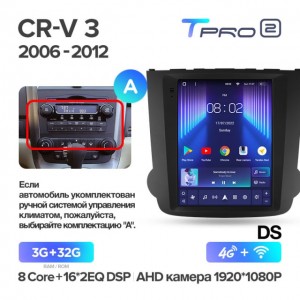Штатная автомагнитола на Android TEYES TPRO 2 для Honda CR-V 2006-2012 (Версия A) 3/32gb
