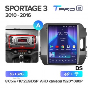 Штатная автомагнитола на Android TEYES TPRO 2 для Kia Sportage 3 SL 2010-2016 (Версия A) 3/32gb