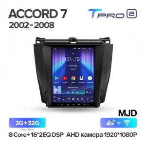 Штатная автомагнитола на Android TEYES TPRO 2 для Honda Accord 7 CM UC CL 2002-2008 3/32gb