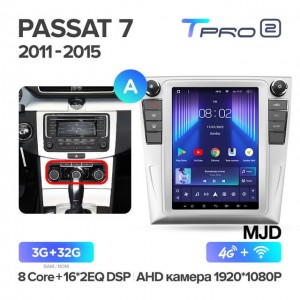 Штатная автомагнитола на Android TEYES TPRO 2 для Volkswagen Passat 7 B7 NMS 2011-2015 (Версия A-MJD) 3/32gb