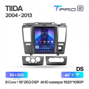 Штатная автомагнитола на Android TEYES TPRO 2 для Nissan Tiida C11 2004 - 2013 (Версия DS) 3/32gb