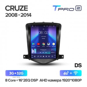 Штатная автомагнитола на Android TEYES TPRO 2 для Chevrolet Cruze J300 2008-2014 3/32gb
