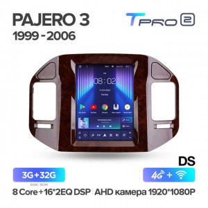 Штатная автомагнитола на Android TEYES TPRO 2 для Mitsubishi Pajero 3 V70 V60 1999-2006 3/32gb
