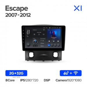 Штатная автомагнитола на Android TEYES X1 для Ford Escape 1 2007-2012 2/32gb