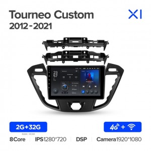 Штатная автомагнитола на Android TEYES X1 для Ford Tourneo Custom 1, Transit 2012-2021 2/32gb