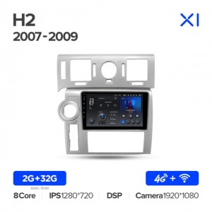 Штатная автомагнитола на Android TEYES X1 для Hummer H2 E85 2007-2009 2/32gb