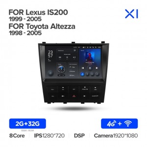 Штатная автомагнитола на Android TEYES X1 для Lexus IS200 XE10 1999-2005 2/32gb
