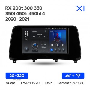 Штатная автомагнитола на Android TEYES X1 для Lexus RX200t, RX300, RX350, RX350l, RX450h, RX450hl AL20 IV 2020-2021 2/32gb