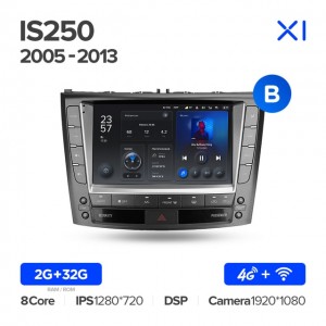 Штатная автомагнитола на Android TEYES X1 для Lexus IS250 XE20 2005-2013 (Версия B) 2/32gb