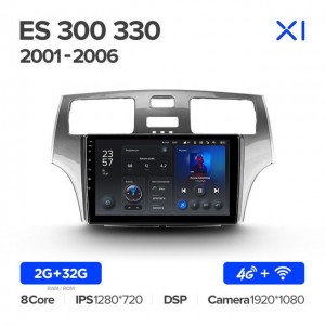 Штатная автомагнитола на Android TEYES X1 для Lexus ES300, ES330 XV30 2001-2006 2/32gb