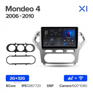 Штатная автомагнитола на Android TEYES X1 для Ford Mondeo 4 2006-2010 2/32gb