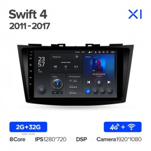 Штатная автомагнитола на Android TEYES X1 для Suzuki Swift 4 2011-2017 2/32gb