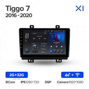 Штатная автомагнитола на Android TEYES X1 для Chery Tiggo 7 2016-2020 2/32gb