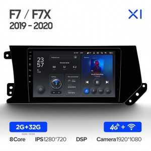 Штатная автомагнитола на Android TEYES X1 для Great Wall Hover Haval F7 F7X 2019-2020 2/32gb